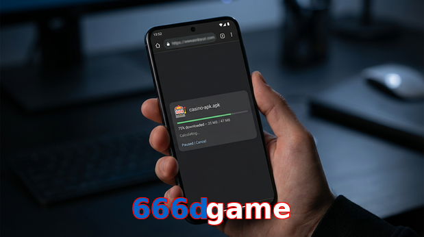 Main screen of 666Dgame apk page for PK players